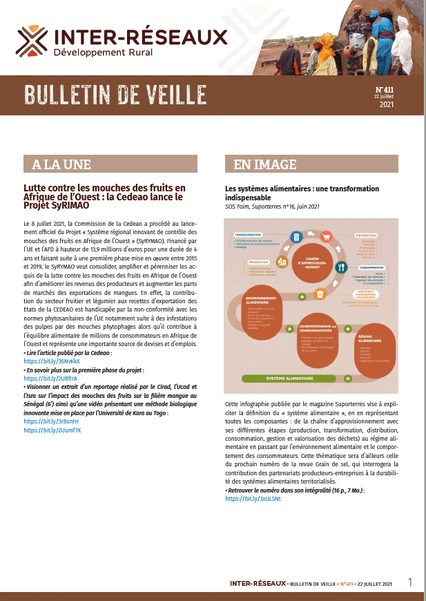 Bulletin de veille n°411