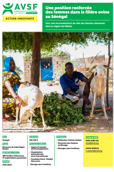 Une position renforcée des femmes dans la filière ovine au Sénégal